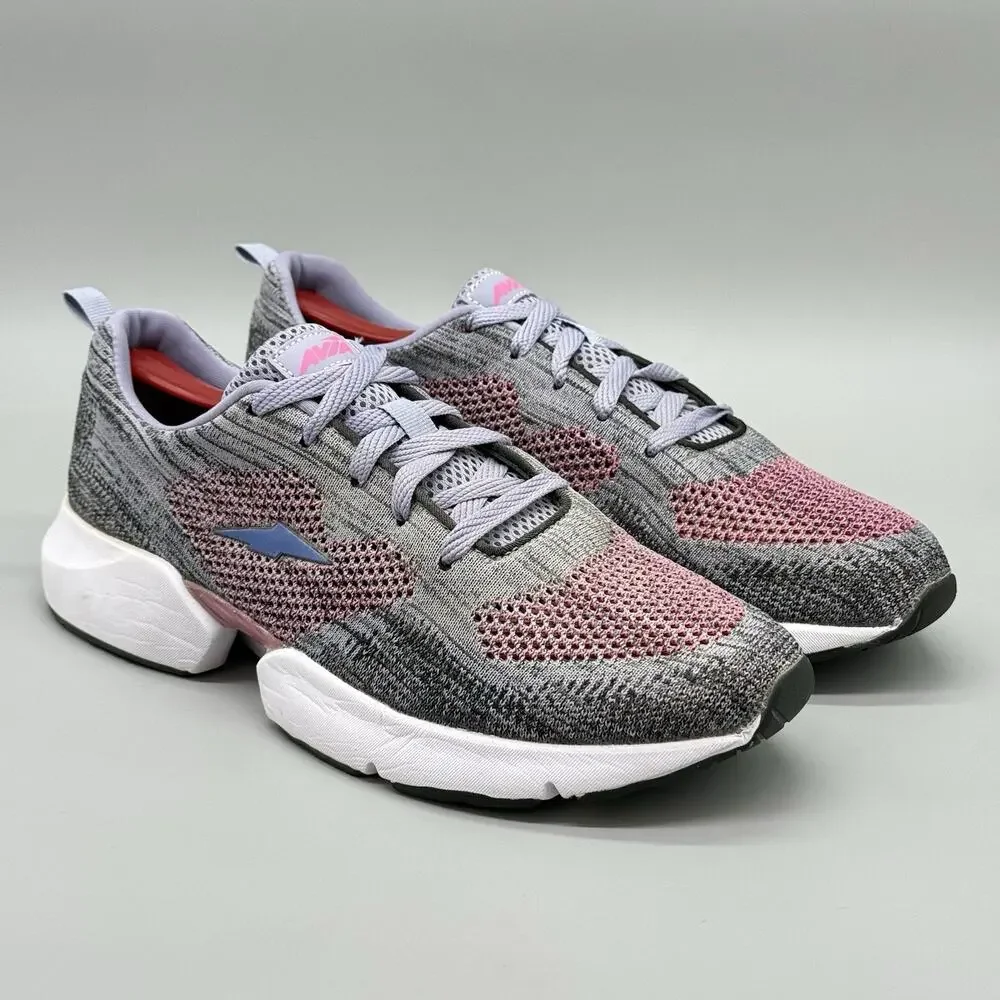 Avia Women's Arch Support Athletic Sneakers Purple Gray Lightweight Size 11